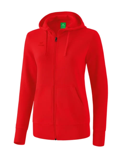 erima Damen Kapuzensweatjacke rot
