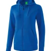 erima Damen Kapuzensweatjacke new royal