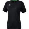 Erima Damen Kurzarm Trikot Madrid schwarz