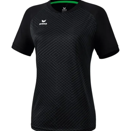 Erima Damen Kurzarm Trikot Madrid schwarz