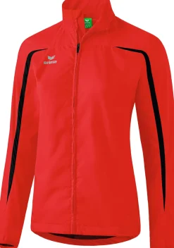 Erima Damen Laufjacke rot/schwarz