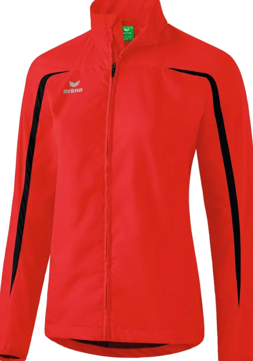 Erima Damen Laufjacke rot/schwarz