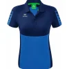 Erima Damen Polo Shirt Six Wings blau