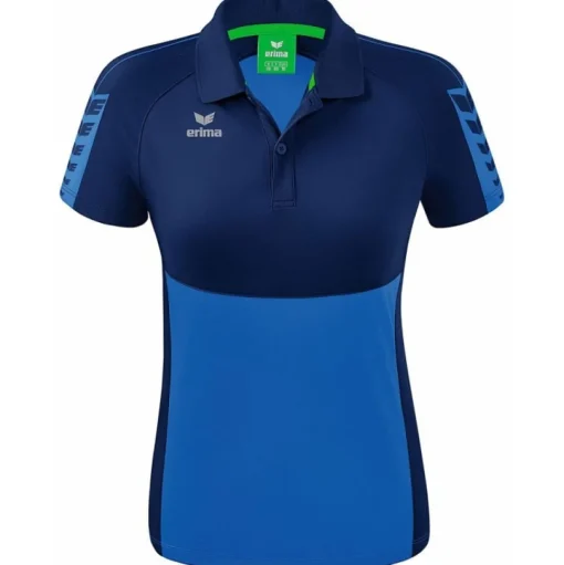 Erima Damen Polo Shirt Six Wings blau