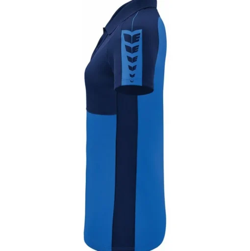 Erima Damen Polo Shirt Six Wings blau