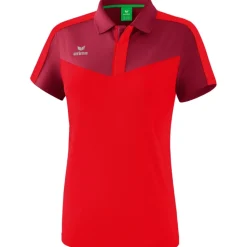Erima Damen Poloshirt Squad rot