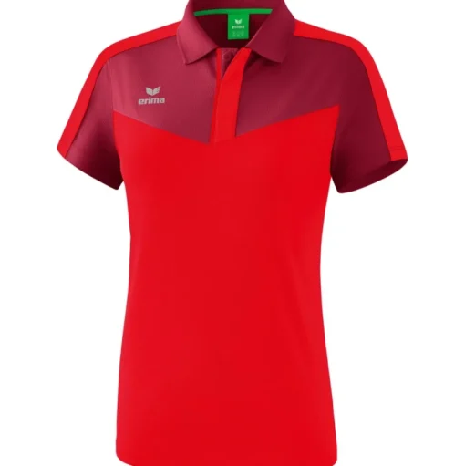 Erima Damen Poloshirt Squad rot