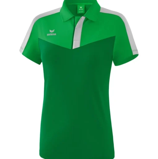 Erima Damen Poloshirt Squad grün-grau