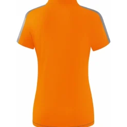 Erima Damen Poloshirt Squad orange-grau