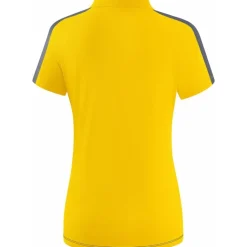 Erima Damen Poloshirt Squad gelb-schwarz-grau