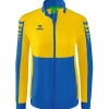 Erima Damen Präsentationsjacke Six Wings blau-gelb