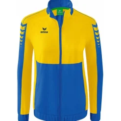 Erima Damen Präsentationsjacke Six Wings blau-gelb