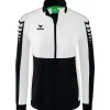 Erima Damen Präsentationsjacke Six Wings schwarz-weiß