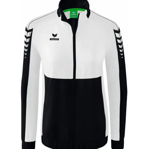 Erima Damen Präsentationsjacke Six Wings schwarz-weiß