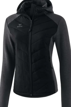 Erima Damen Steppjacke Function schwarz