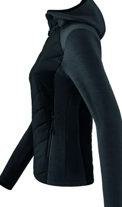 Erima Damen Steppjacke Function schwarz