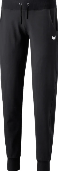 Erima Damen Sweathose mit Bündchen schwarz