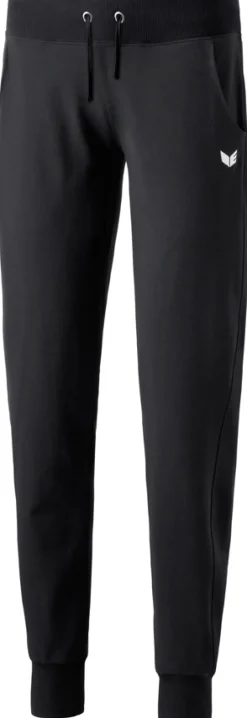 Erima Damen Sweathose mit Bündchen schwarz