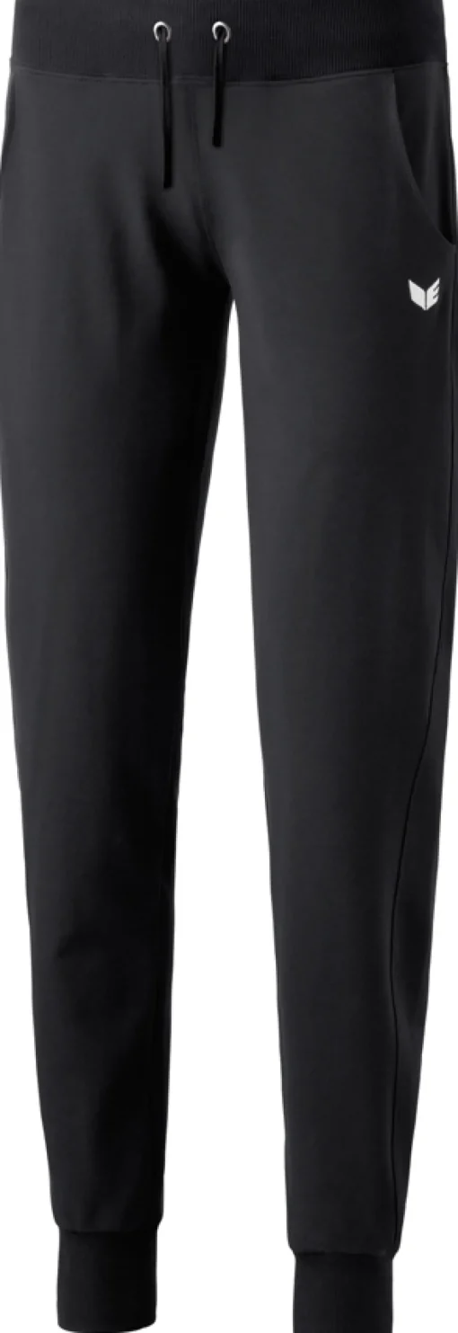 Erima Damen Sweathose mit Bündchen schwarz