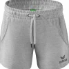 Erima Damen Sweatshorts Essential Team grau