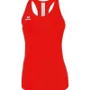 Erima Damen Tank Top Squad rot-schwarz-weiß