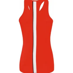 Erima Damen Tank Top Squad rot-schwarz-weiß