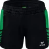 Erima Damen Training Shorts Six Wings schwarz-grün