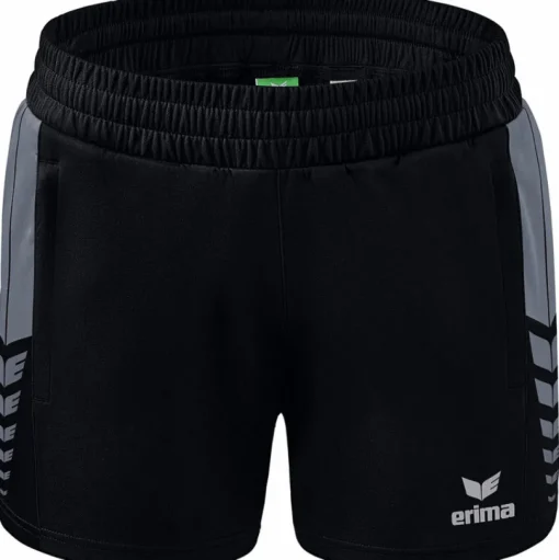 Erima Damen Training Shorts Six Wings schwarz-grau