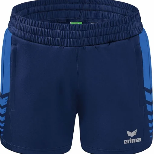 Erima Damen Training Shorts Six Wings blau