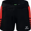 Erima Damen Training Shorts Six Wings schwarz-rot