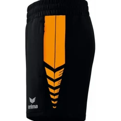 Erima Damen Training Shorts Six Wings schwarz-orange