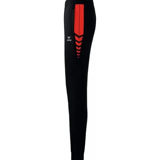 Erima Damen Trainingshose Six Wings schwarz-rot