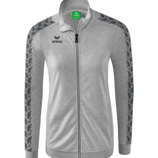 Erima Damen Trainingsjacke Essential Team grau