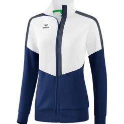 Erima Damen Trainingsjacke Squad weiß-blau-grau