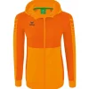 Erima Damen Trainingsjacke mit Kapuze Six Wings orange