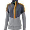 Erima Damen Trainingsjacke Squad grau-orange