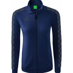 Erima Damen Trainingsjacke Essential Team blau-grau