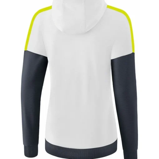 Erima Damen Trainingsjacke mit Kapuze Squad weiß-grau-grün