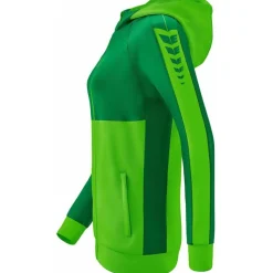 Erima Damen Trainingsjacke mit Kapuze Six Wings grün