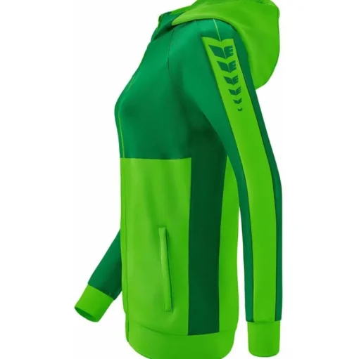 Erima Damen Trainingsjacke mit Kapuze Six Wings grün