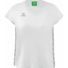 Erima Damen T-Shirt Essential Team weiß-grau