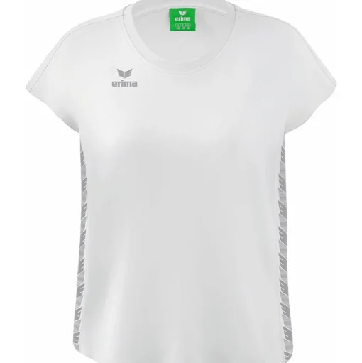 Erima Damen T-Shirt Essential Team weiß-grau