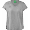 Erima Damen T-Shirt Essential Team grau