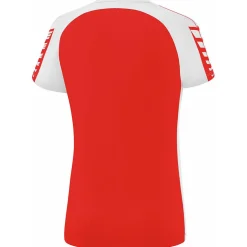 Erima Damen T-Shirt Six Wings rot-weiß