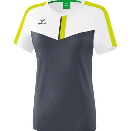 Erima Damen T-Shirt Squad weiß-grau-grün