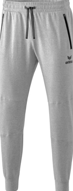 Erima Essential Sweathose hellgrau melange-schwarz