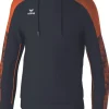 Erima EVO STAR Kapuzensweat schwarz orange