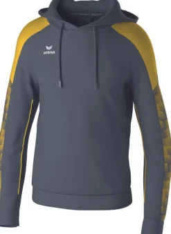 Erima EVO STAR Kapuzensweat slate grey gelb