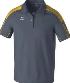 Erima EVO STAR Poloshirt slate grey gelb