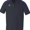 Erima EVO STAR Poloshirt schwarz ultra violet